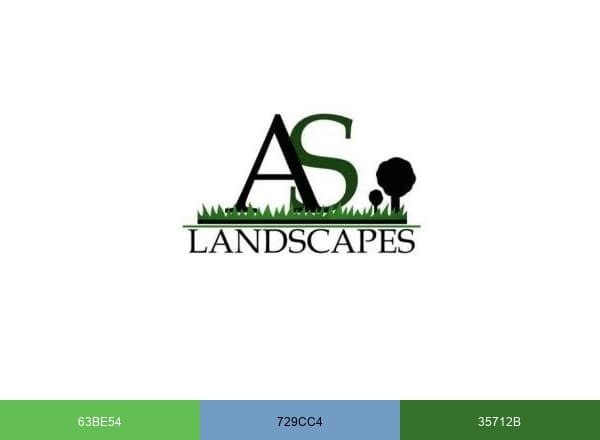 AS Landscapes brand color palette