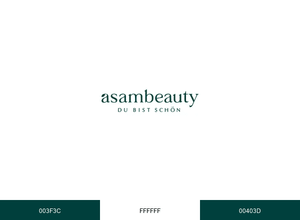 Asambeauty brand color palette