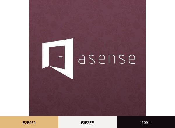 Asense Interior brand color palette