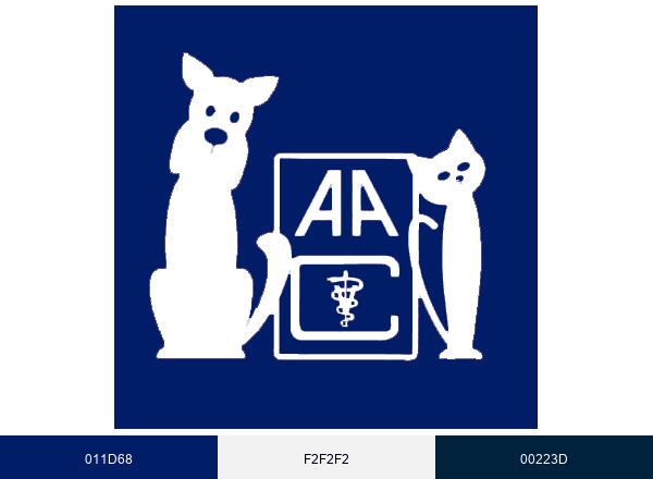 VA Ashby Animal Clinic brand color palette