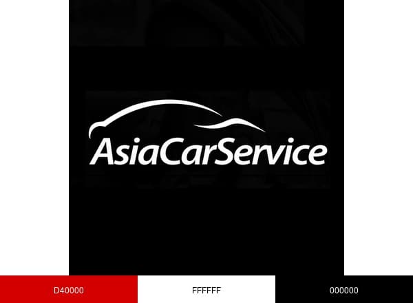 Asia Car Service brand color palette