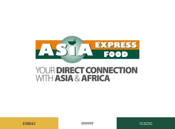 Asia Express Food brand color palette