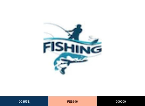 Japan Fishing shop brand color palette