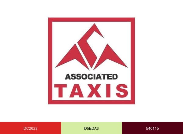 Associated Taxis brand color palette