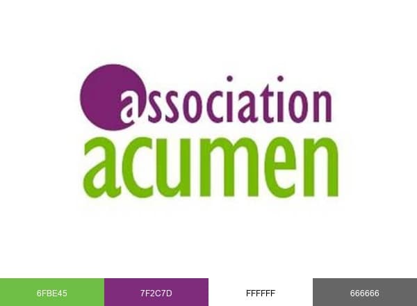 Association Acumen brand color palette