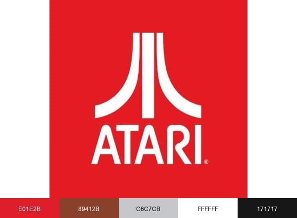 Atari brand color palette