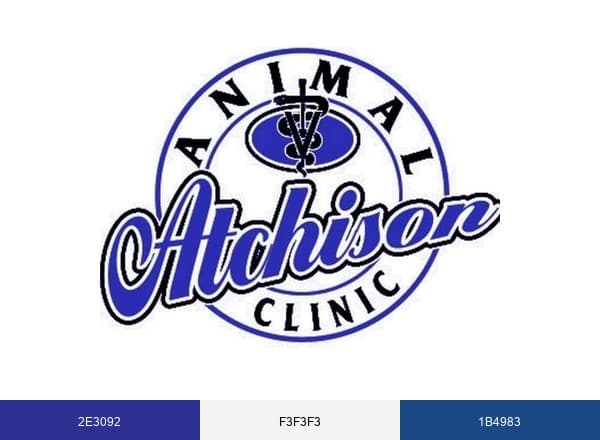 Me Atchison Animal Clinic brand color palette