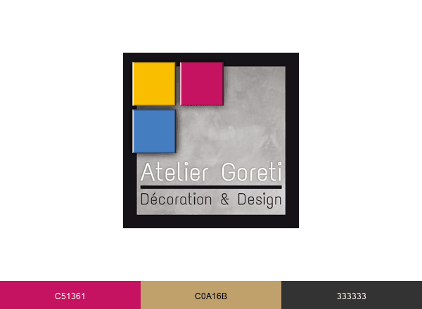 Atelier Goreti Design brand color palette