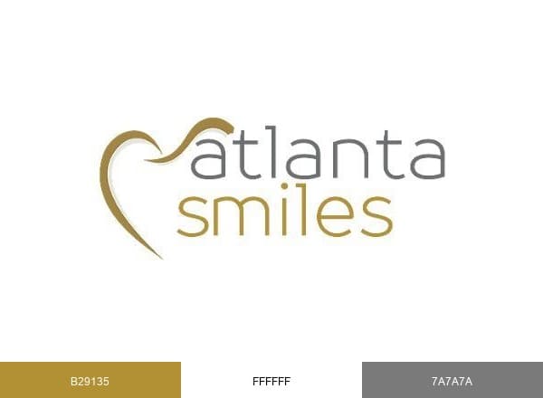 Atlanta Smiles brand color palette