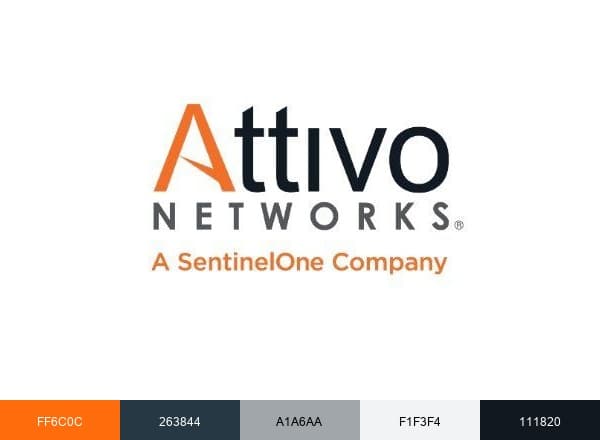 Attivo Networks®, a SentinelOne Company brand color palette