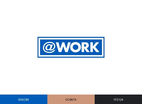 AtWork Personnel brand color palette