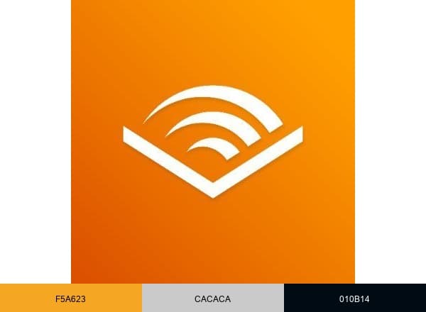 News from Audible brand color palette