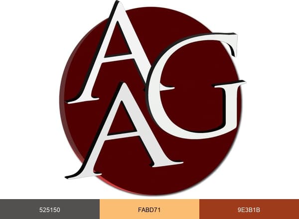 Austin Auction brand color palette