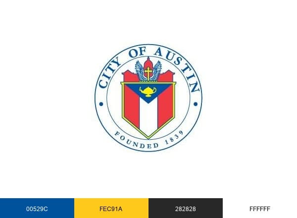 City of Austin Government brand color palette