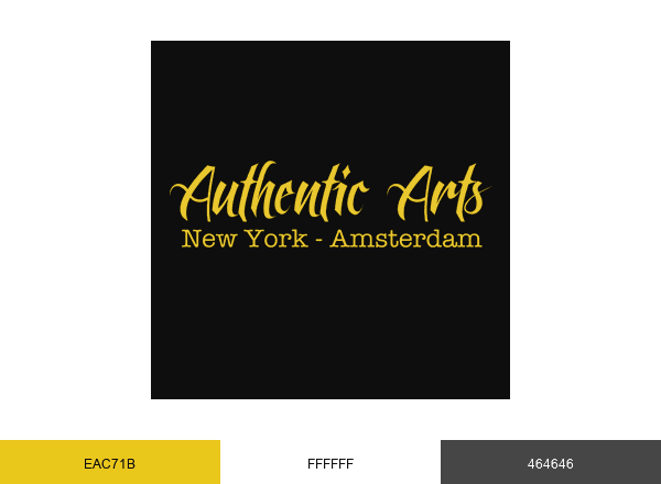 Authentic Arts Tattoo brand color palette