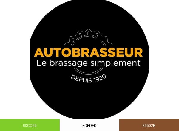 Autobrasseur brand color palette