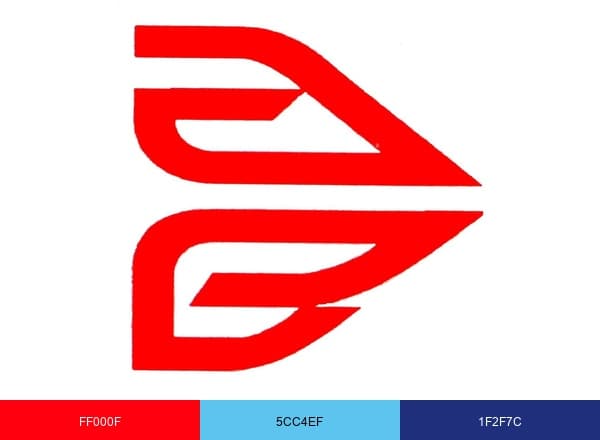 Vologda Airline brand color palette
