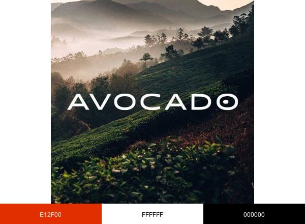 Avocado Green brand color palette