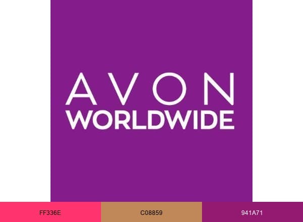 Avon Company brand color palette