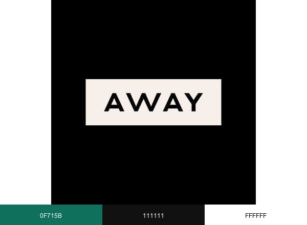 Away brand color palette