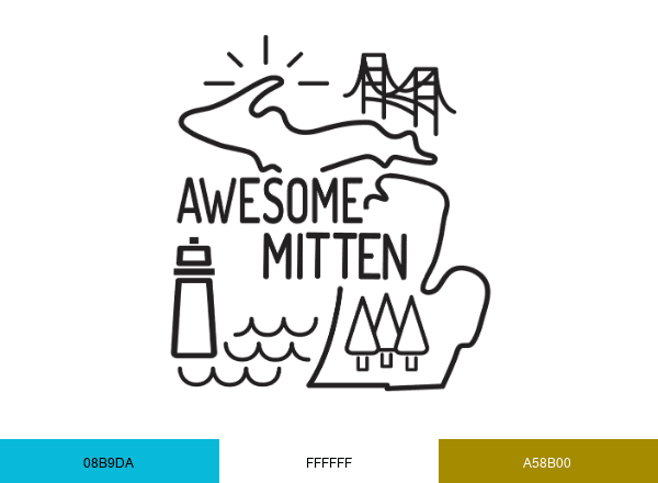 Awesome Mitten brand color palette