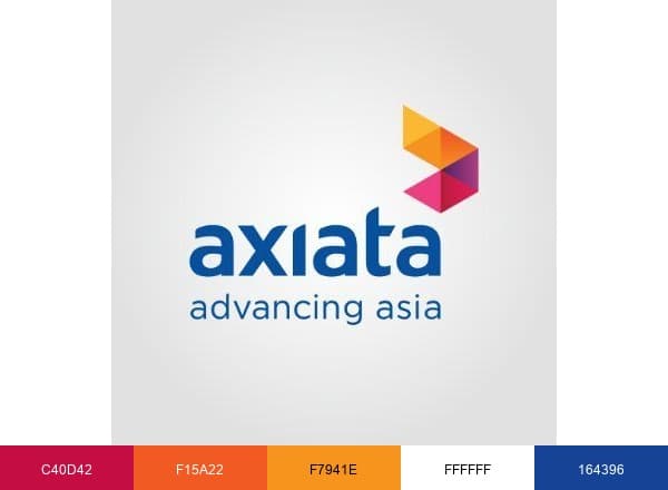 Axiata brand color palette