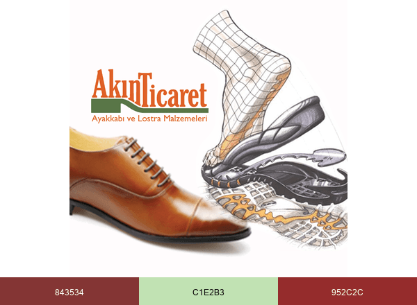 Akın Ticaret brand color palette