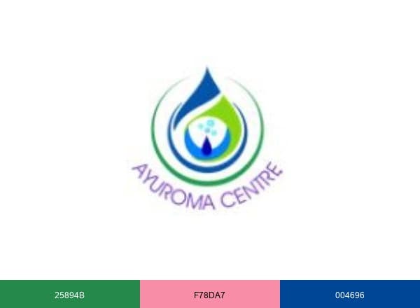 AYUROMA CENTRE brand color palette
