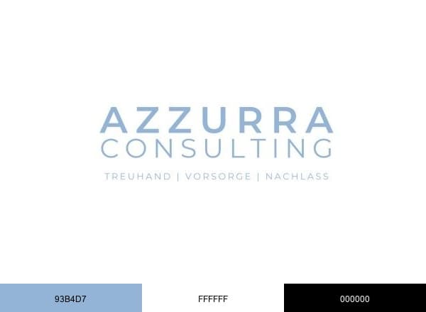 Azzurra Consulting AG brand color palette