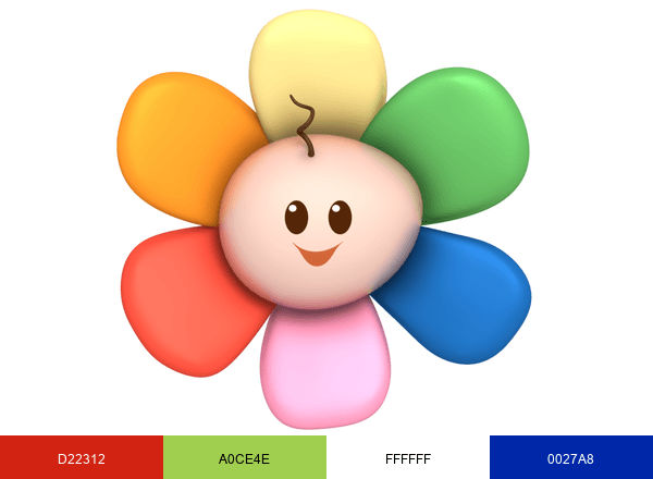 BabyFirst brand color palette