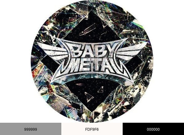 BABYMETAL brand color palette