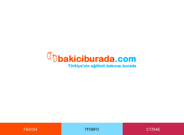 Bakiciburada.com brand color palette