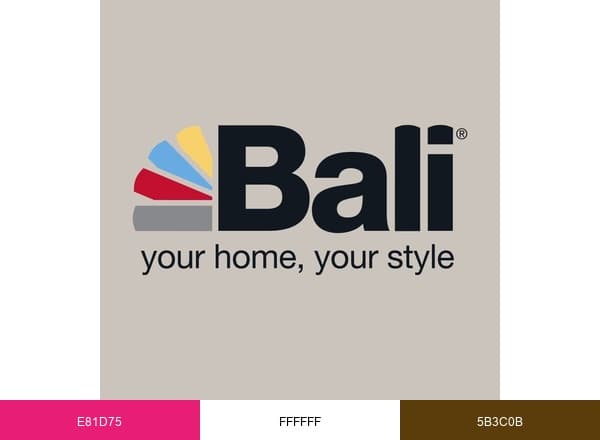 Bali Blinds brand color palette