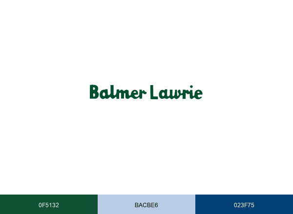 Balmer Lawrie brand color palette