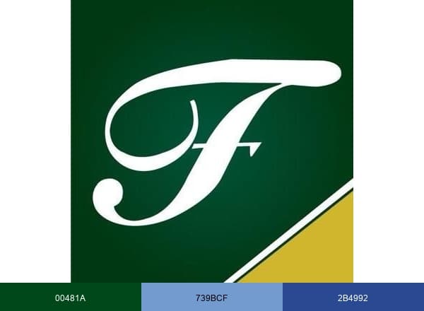 Fidelity Deposit and Discount Bank brand color palette