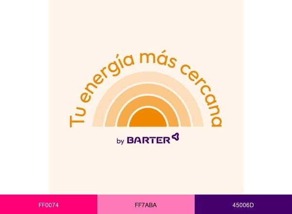 Barter Energy brand color palette