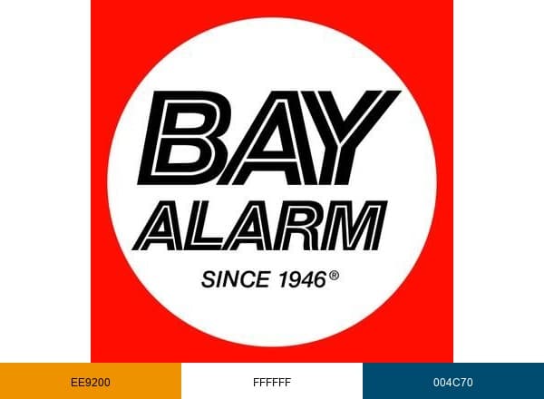 Bay Alarm Company brand color palette