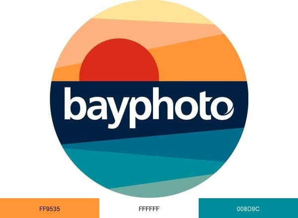 Bay Photo Lab brand color palette