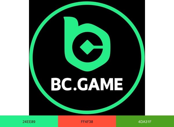 BCGame brand color palette