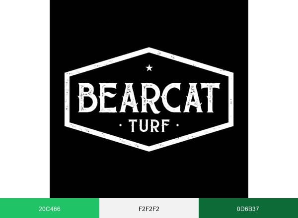 Bearcat Turf brand color palette