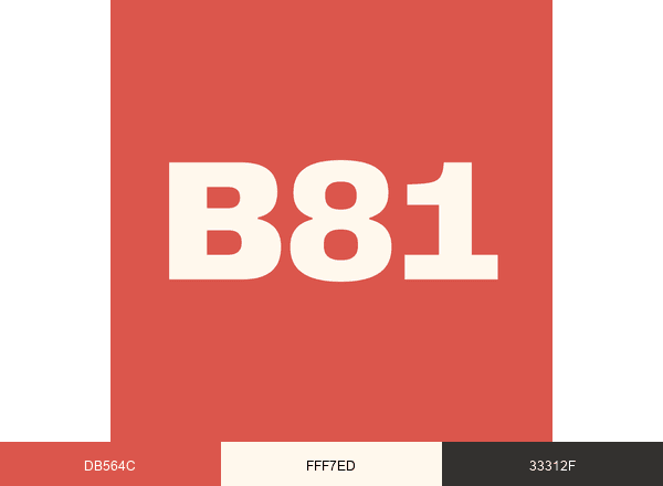 BEAT81 brand color palette