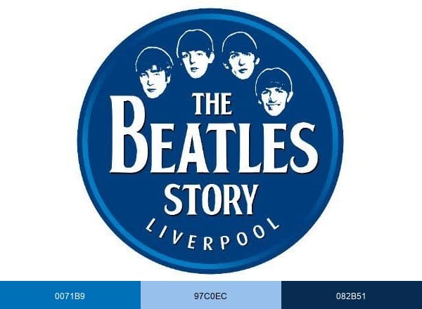 The Beatles Story brand color palette