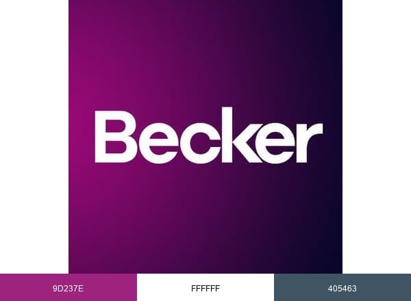 Becker brand color palette