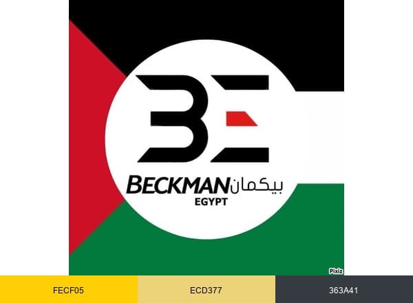 Beckman Egypt brand color palette