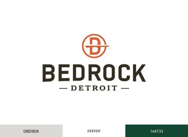 Bedrock Detroit brand color palette