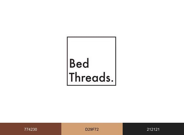 Bed Threads brand color palette