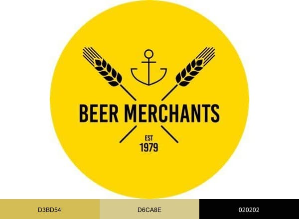 Beer Merchants brand color palette