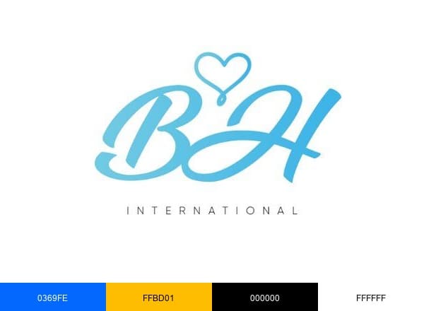 BeHappy2DayCom brand color palette