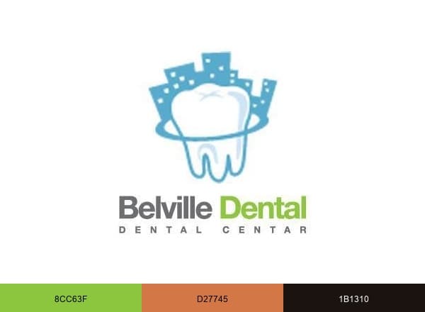 Belville Dental Centar brand color palette
