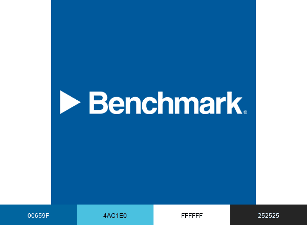 Benchmark brand color palette